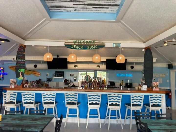 Beach Bum's Pizza Bar & Grill restaurant in North Topsail Beach, NC — Topsail Island