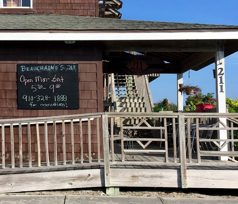 Beauchaines 211 seafood restaurant in Surf City, NC — Topsail Island