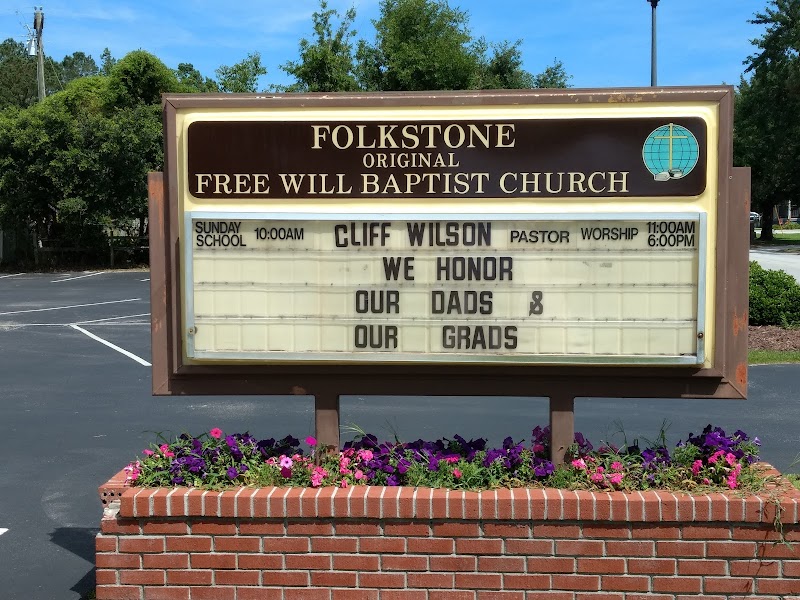 Folkstone Original Free Will Baptist Church — photo 2 of church in Holly Ridge, NC