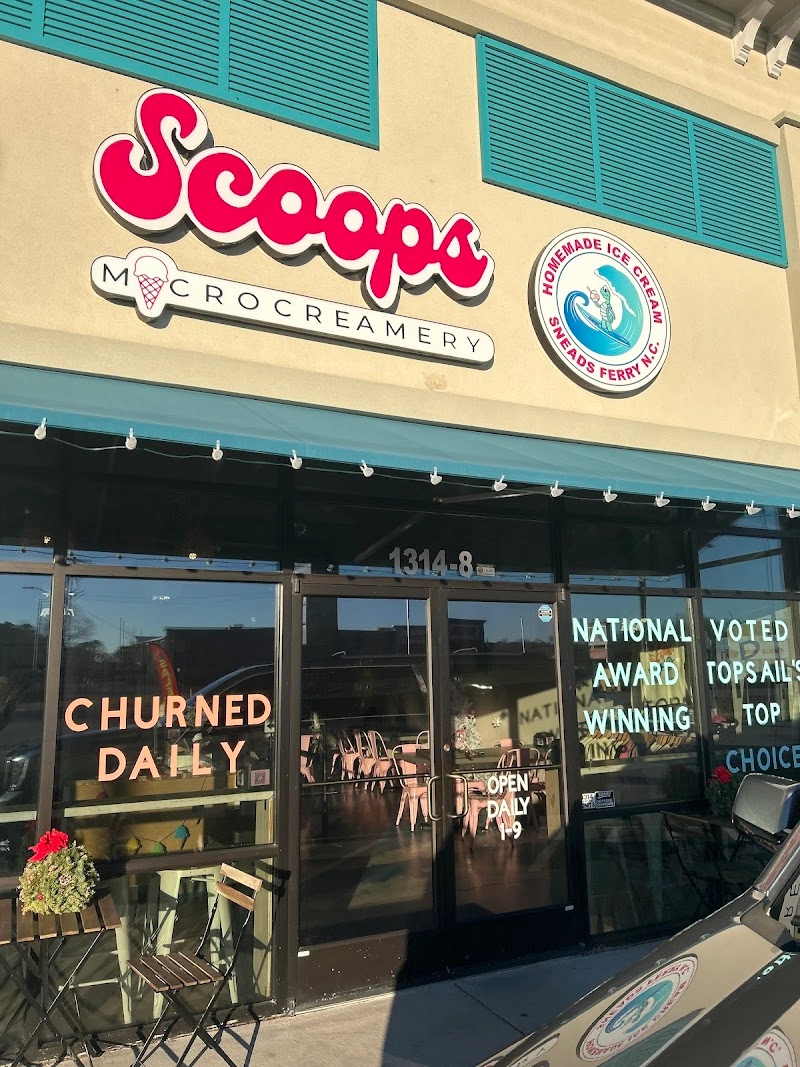 Scoops Microcreamery @ Sneads Ferry local business in North Topsail Beach, NC