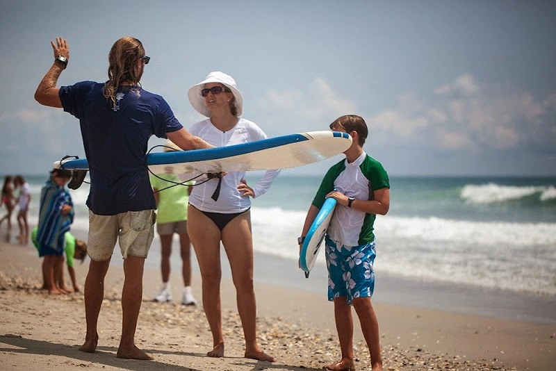 Sean's Surf Instruction Co. surf shop in Wrightsville Beach, NC