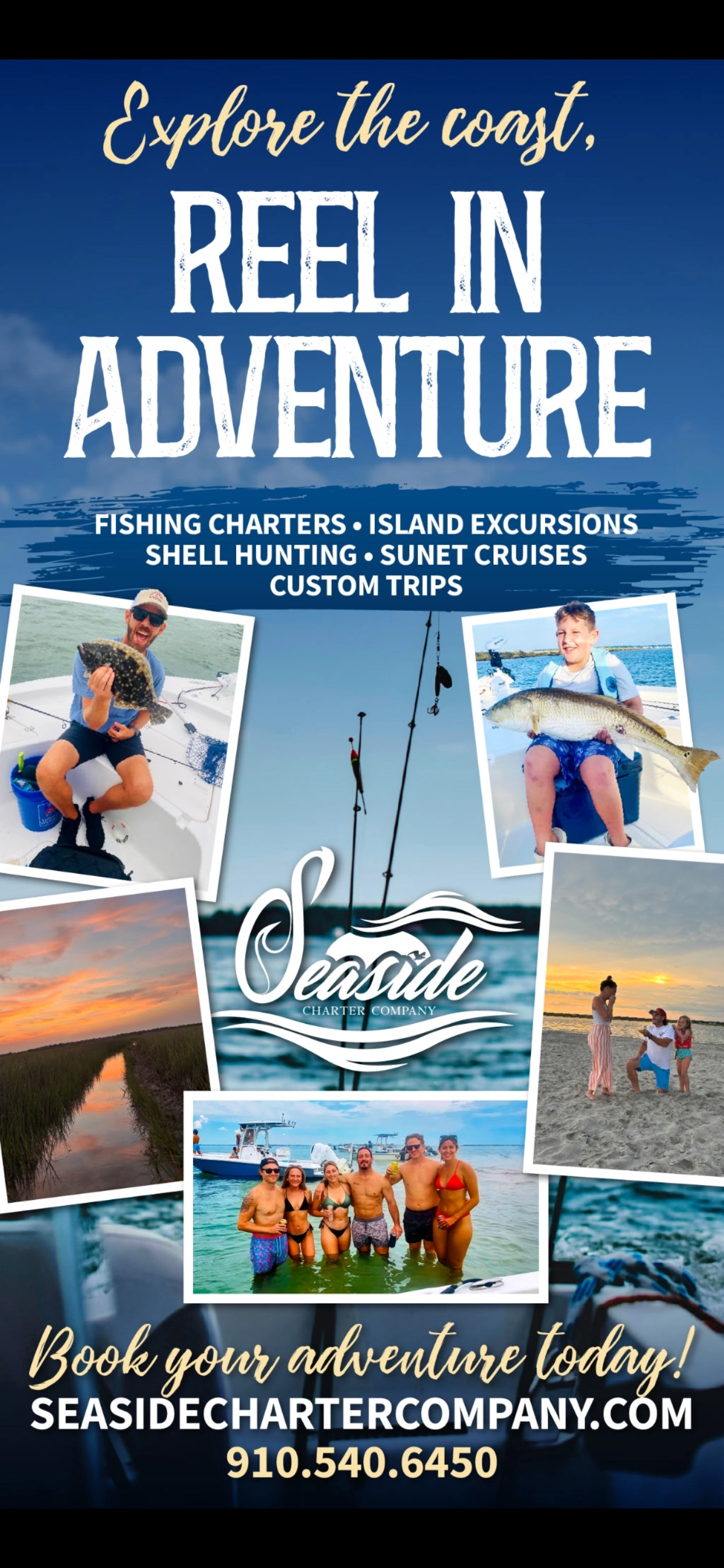 Seaside charter company