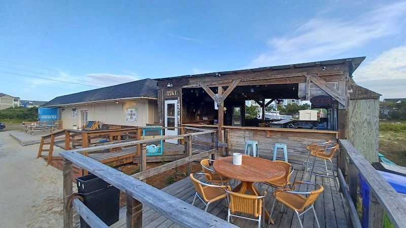 Tiki Bar at North End Market restaurant in North Topsail Beach, NC — Topsail Island