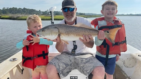 Topsail Island Inshore Fishing Guides fishing charter in Hampstead, NC — Topsail Island